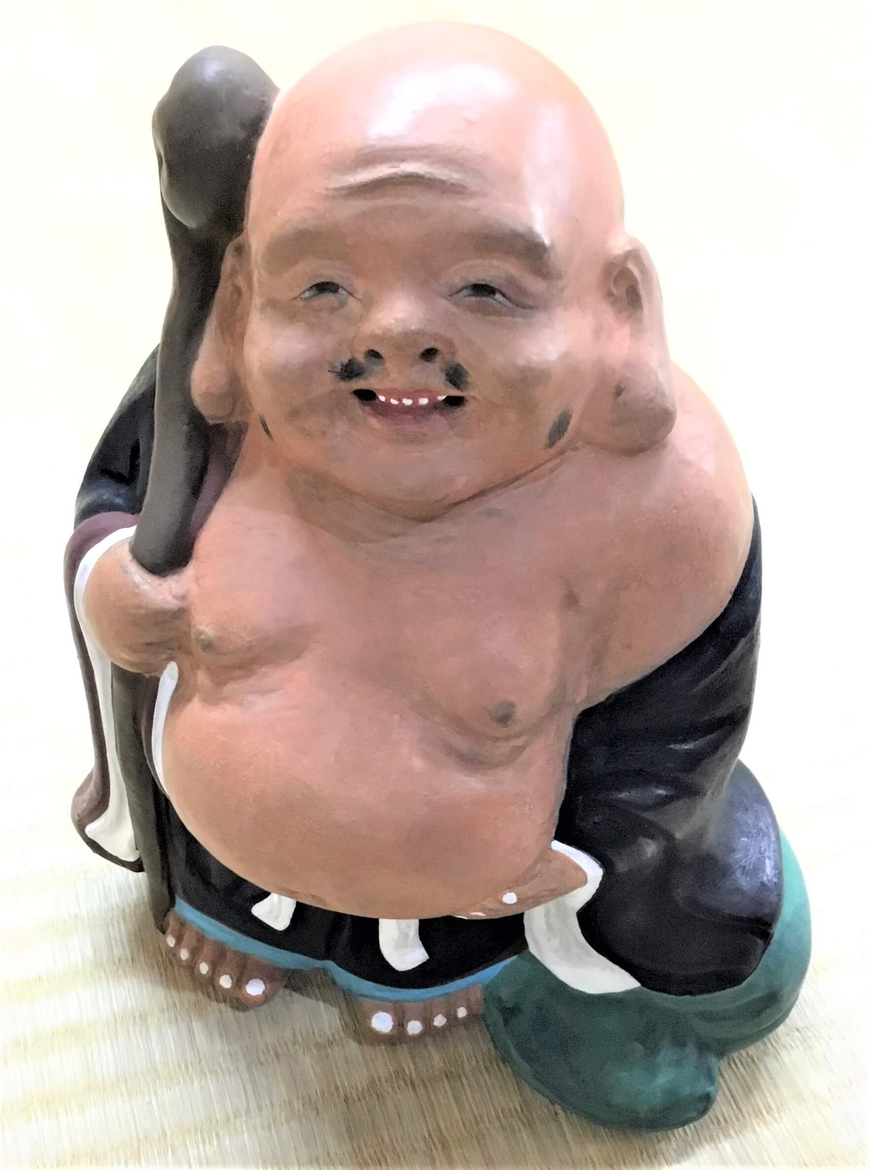布袋尊像 修理後